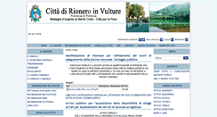 Desktop Screenshot of comune.rioneroinvulture.pz.it